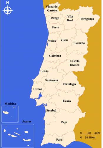 Portugal map